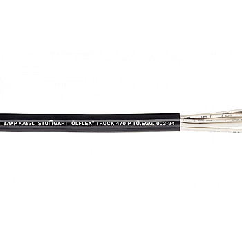 Przewód do przyczep OLFLEX TRUCK 470 P (FLRYY11Y) 2x1,5 biały/czarny 7027020 /bębnowy/