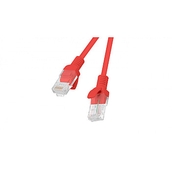 Kabel krosowy patchcord U/UTP kat.6 1,5m czerwony PCU6-10CC-0150-R