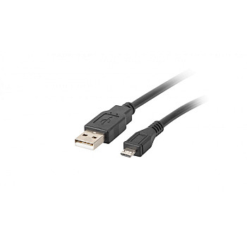 Przewód połączeniowy USB 2.0 High Speed 1,8m USB - microUSB czarny CA-USBM-10CC-0018-BK