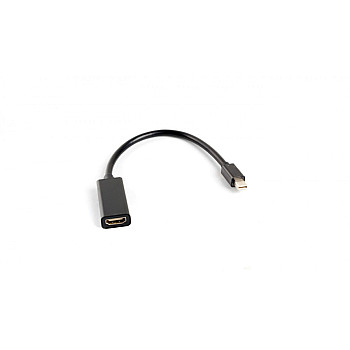 Adapter mini DisplayPort 1.2 - HDMI 0,1m czarny AD-0005-BK