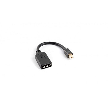 Adapter mini DisplayPort - DisplayPort czarny AD-0003-BK