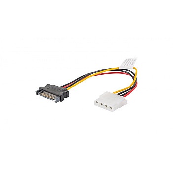 Kabel SATA zasilający (M) -MOLEX(F) 15cm CA-SAHD-10CU-0015