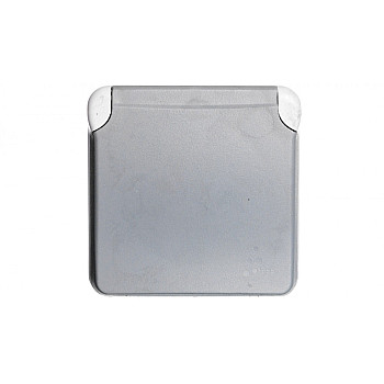 PLEXO55 Gniazdo pojedyncze z/u 16A SCHUKO szare 069570