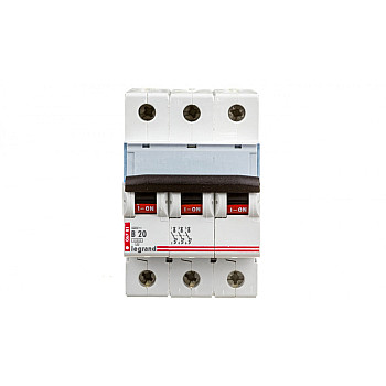 Wyłącznik nadprądowy 3P B 20A 10kA AC S313 TX3 404127