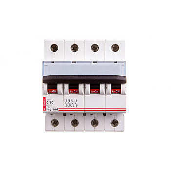 Wyłącznik nadprądowy 4P C 20A 10kA AC S314 TX3 404257