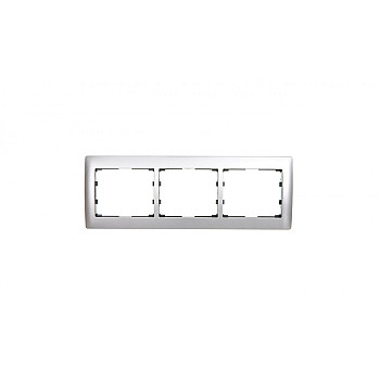SISTENA LIFE Ramka potrójna pozioma aluminium 771953