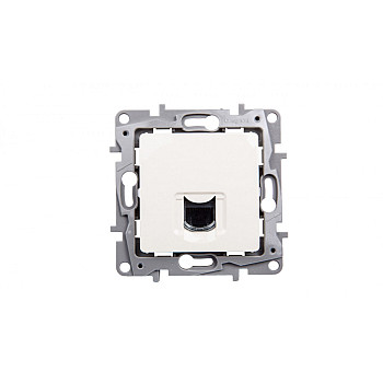 NILOE Gniazdo komputerowe pojedyncze RJ45 kat.6 UTP kremowe 664873