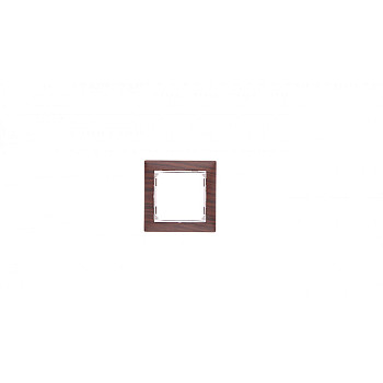 VALENA Ramka pojedyncza wenge/srebro 770371