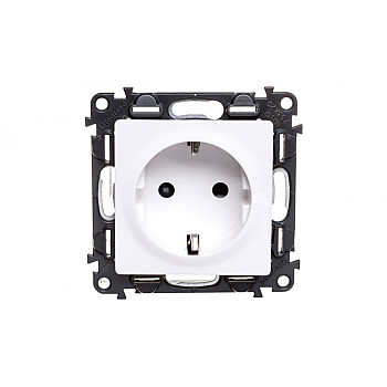 VALENA LIFE gniazdo 2 P+Z z przesłoną, białe 16 A – 250 V, 753120