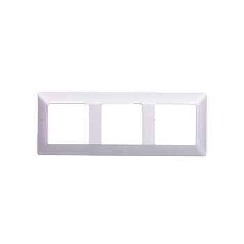 VALENA LIFE Ramka potrójna aluminium 754133