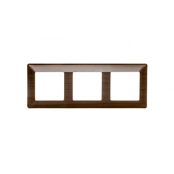 VALENA LIFE Ramka potrójna wenge 754173