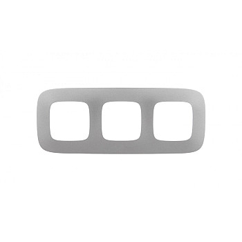 VALENA ALLURE Ramka potrójna aluminium 754393