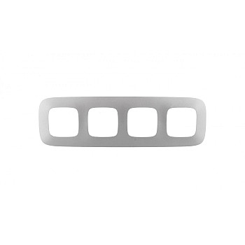 VALENA ALLURE Ramka poczwórna aluminium 754394