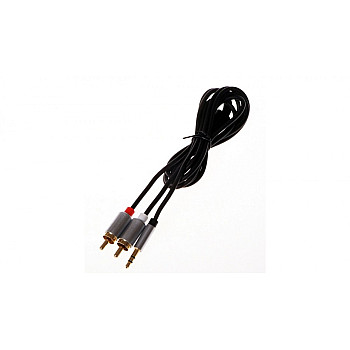 Przewód adapter Jack 3,5mm - 2x RCA 1,5m LIBOX LB0092