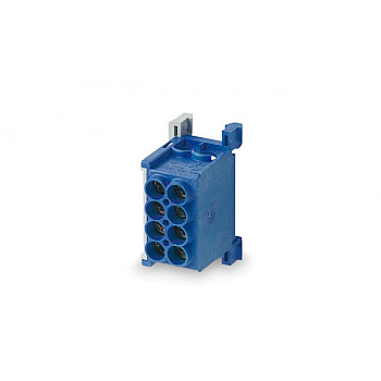 Blok rozdzielczy MAG25-2 kolor niebieski 4x25mm 1000V/1500V AC/DC VDE MAG1250B32