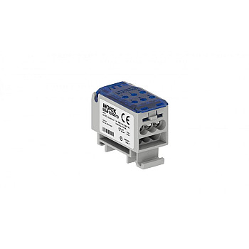 Blok dystrybucyjny - rozdzielczy OJL80A niebieski AL/CU we: 2x 2.5-16mm wy: 6x 2.5-6mm, 1000VAC/1500VDC MAB1080B10