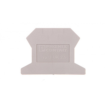 Ścianka końcowa 1,5x42,5x30,7mm szara D-UK 2,5 3001022
