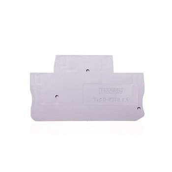 Ścianka końcowa 2,2x68mm szara D-PTTB 2,5 3211634