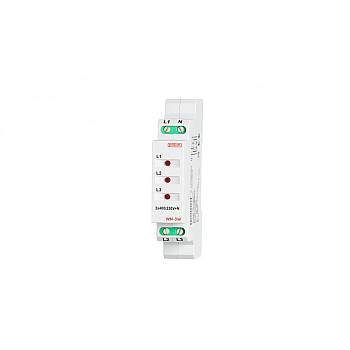 Lampka modułowa LED 3-fazowy 3x400V AC TH35 WN-3W