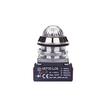 Lampka sygnalizacyjna 30mm 24-230V AC/DC IP56 czerwono-zielona W0-LDU1-NEF30LDS CZ