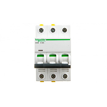 Wyłącznik nadprądowy 3P D 25A 6kA AC iC60N-D25-3 A9F05325