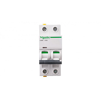 Wyłącznik nadprądowy 2P B 6A 6kA AC iC60N-B6-2 A9F03206
