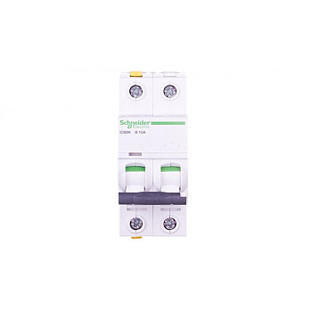 Wyłącznik nadprądowy 2P B 10A 6kA AC iC60N-B10-2 A9F03210
