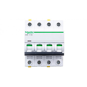 Wyłącznik nadprądowy 4P C 16A 6kA AC iC60N-C16-4 A9F04416