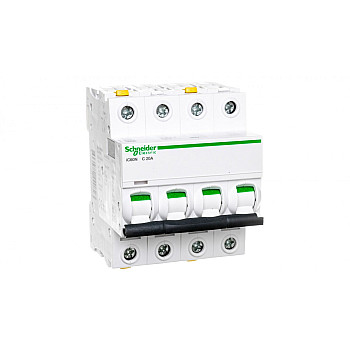 Wyłącznik nadprądowy 4P C 20A 6kA AC iC60N-C20-4 A9F04420