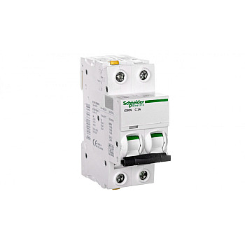 Wyłącznik nadprądowy 2P C 3A 6kA AC iC60N-C3-2 A9F04203