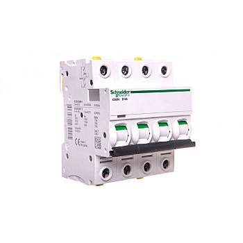 Wyłącznik nadprądowy 4P B 6A 6kA AC iC60N-B6-4 A9F03406