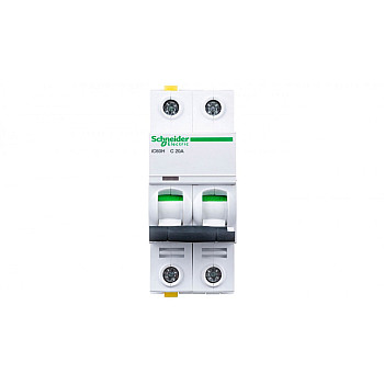 Wyłącznik nadprądowy 2P C 20A 10kA AC iC60H-C20-2 A9F07220