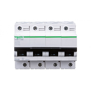 Wyłącznik nadprądowy 4P C 125A 10kA AC C120N A9N18376