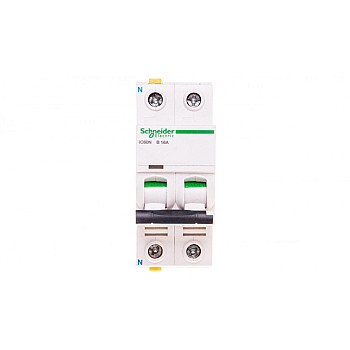 Wyłącznik nadprądowy 1P+N B 16A 6kA AC iC60N-B16-1N A9F03616