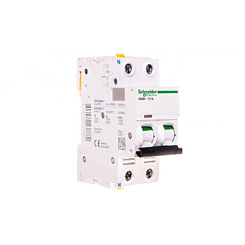 Wyłącznik nadprądowy 1P+N C 1A 10kA AC iC60H-C1-1N A9F07601