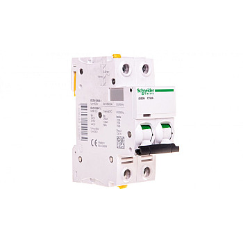 Wyłącznik nadprądowy 2P C 50A 6kA AC iC60N-C50-2 A9F04250