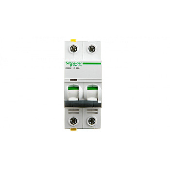 Wyłącznik nadprądowy 2P C 63A 6kA AC iC60N-C63-2 A9F04263