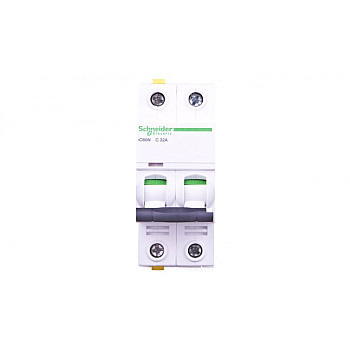 Wyłącznik nadprądowy 2P C 32A 6kA AC iC60N-C32-2 A9F04232