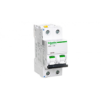 Wyłącznik nadprądowy 1P+N C 6A 10kA AC iC60H-C6-1N A9F07606