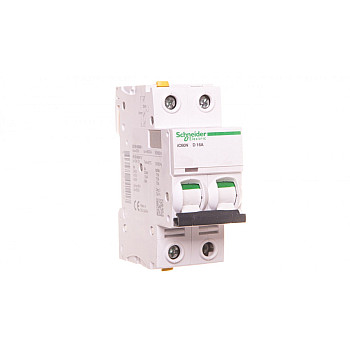 Wyłącznik nadprądowy 2P D 16A 6kA AC iC60N-D16-2 A9F05216