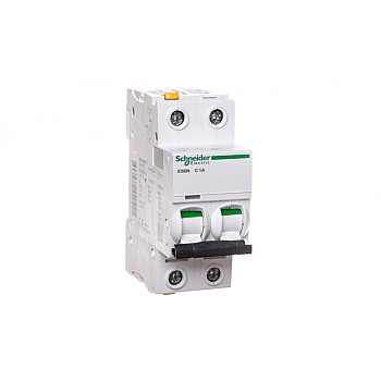 Wyłącznik nadprądowy 2P C 1A 6kA AC iC60N-C1-2 A9F04201