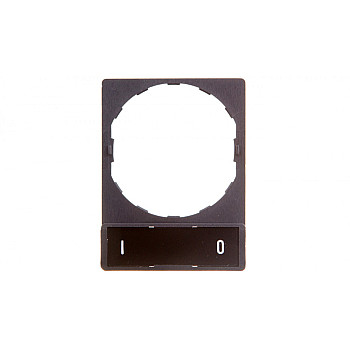 Szyld opisowy 30x40mm z etykietą 8x27mm O-I ZBY2178