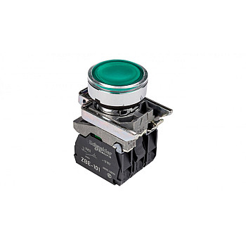 Przycisk sterowniczy 22mm zielony z samopowrotem z podświetleniem 1Z 1R XB4BW33M5