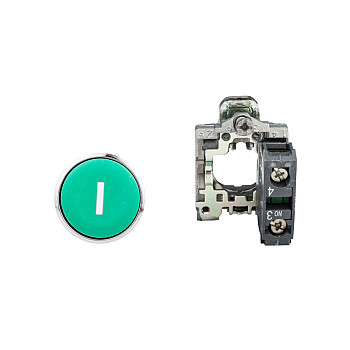 Przycisk sterowniczy 22mm zielony z samopowrotem 1Z XB4BA3311