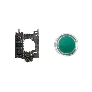 Przycisk sterowniczy 22mm zielony z samopowrotem 1Z XB4BP31
