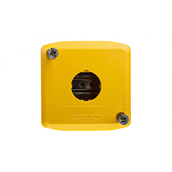 Obudowa kasety 1-otworowa 22mm żółta IP65 XALK01