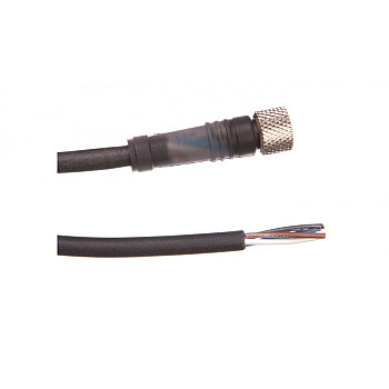 Złącze żeńskie M8 proste 4-pinowe kabel 5m PUR XZCP0941L5