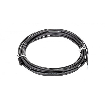 Złącze żeńskie M8 proste 3-piny kabel 5m PUR XZCP0166L5