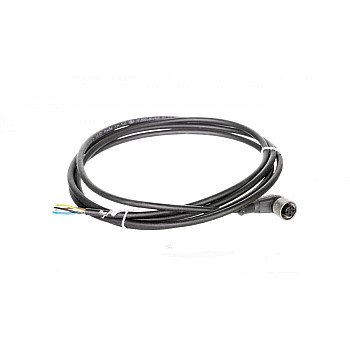 Złącze żeńskie M12 kątowe 5-pinowe kabel 2m PUR XZCP1264L2