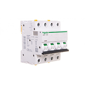 Wyłącznik nadprądowy 4P C 20A 10kA AC iC60H-C20-4 A9F07420